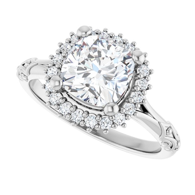 Halo-Style Engagement Ring