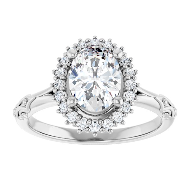Halo-Style Engagement Ring