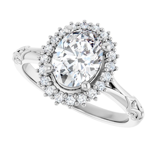 Halo-Style Engagement Ring