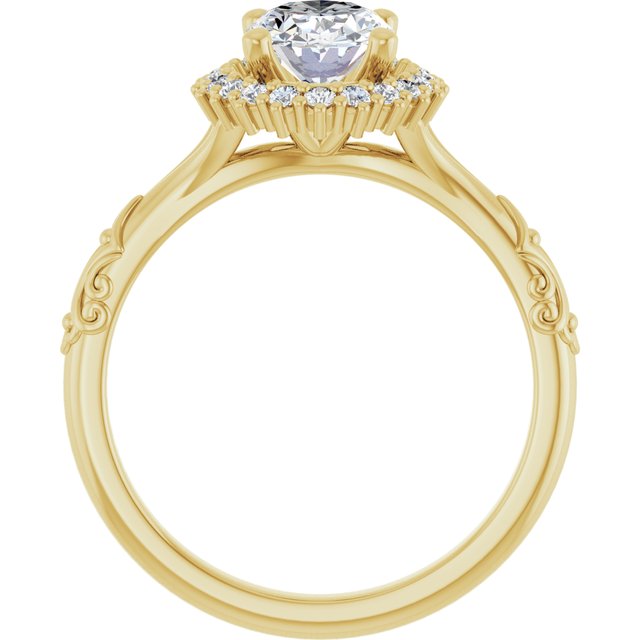 Halo-Style Engagement Ring