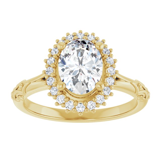 Halo-Style Engagement Ring