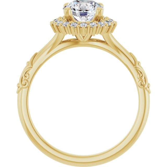Halo-Style Engagement Ring
