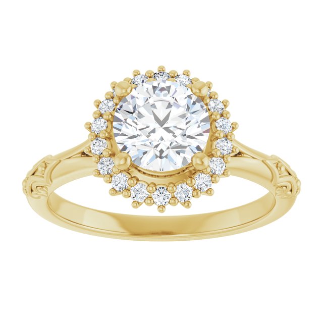Halo-Style Engagement Ring