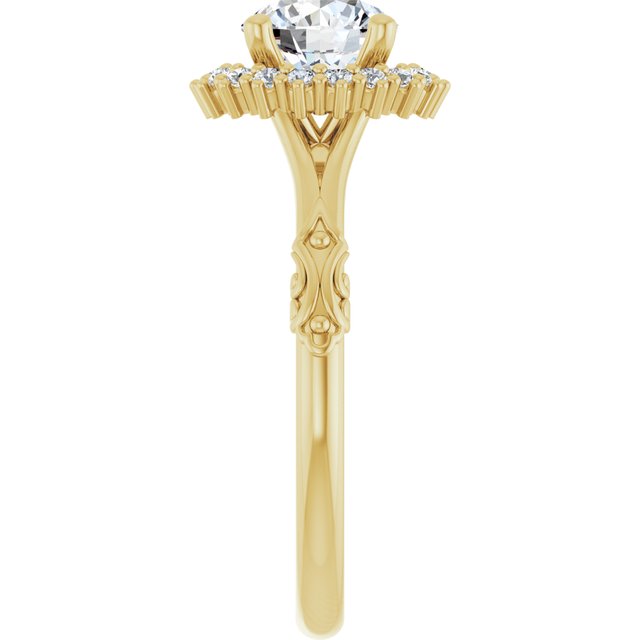 Halo-Style Engagement Ring