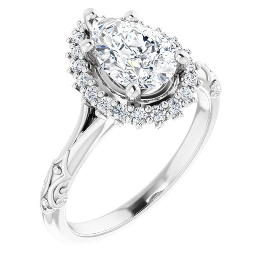 Halo-Style Engagement Ring