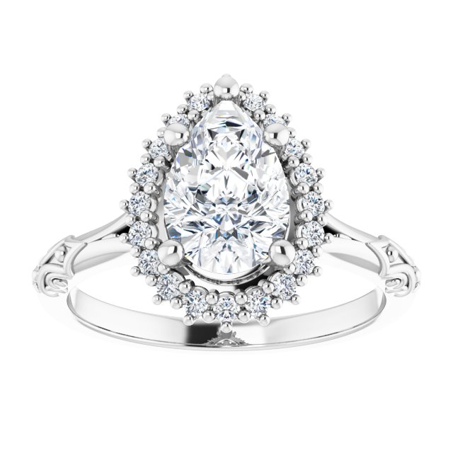 Halo-Style Engagement Ring