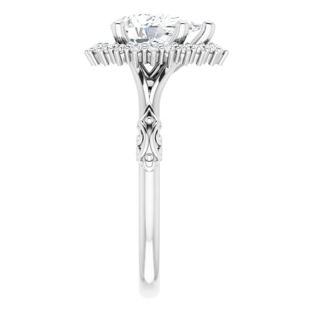 Halo-Style Engagement Ring