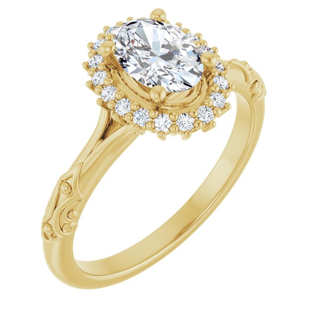 Halo-Style Engagement Ring