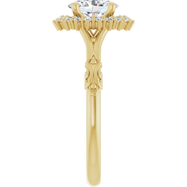 Halo-Style Engagement Ring