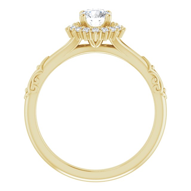 Halo-Style Engagement Ring