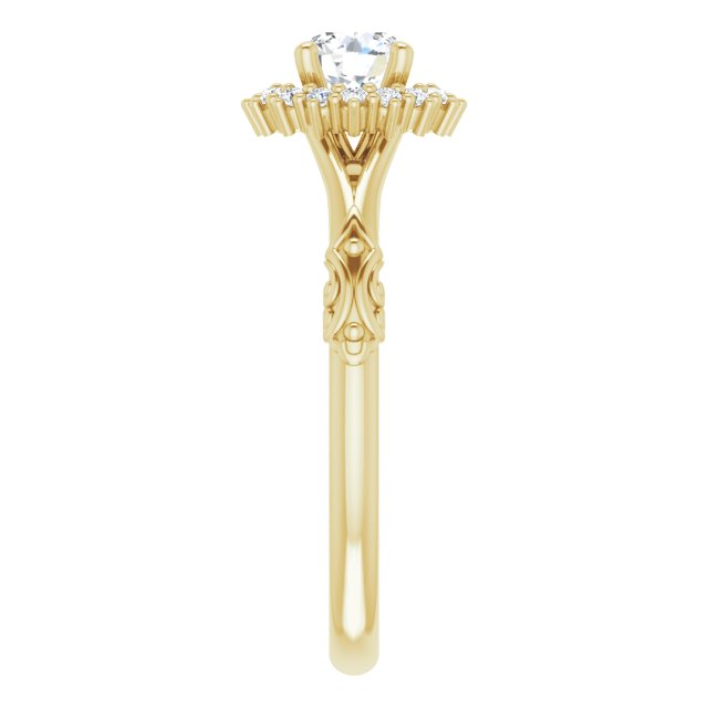 Halo-Style Engagement Ring