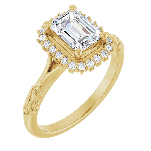 Halo-Style Engagement Ring