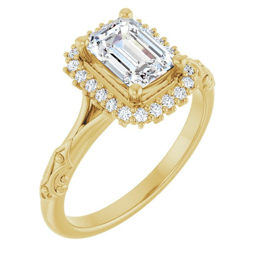 Halo-Style Engagement Ring