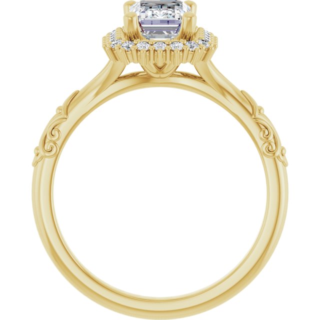 Halo-Style Engagement Ring