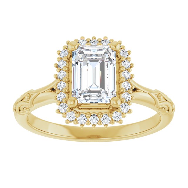 Halo-Style Engagement Ring