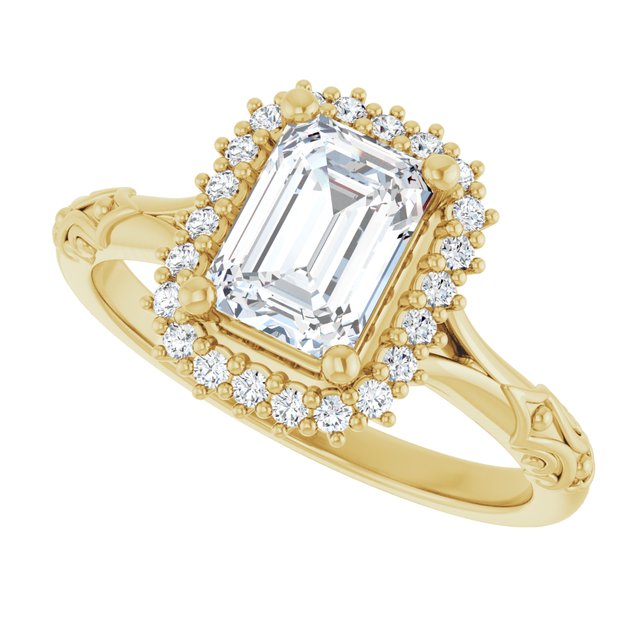 Halo-Style Engagement Ring