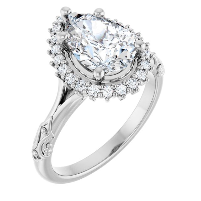 Halo-Style Engagement Ring