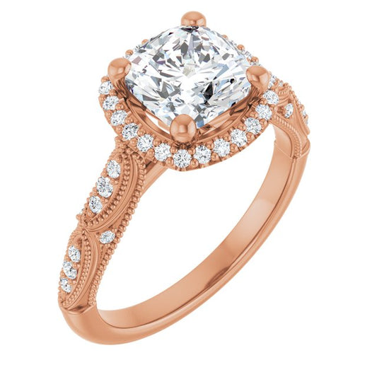 Halo-Style Engagement Ring
