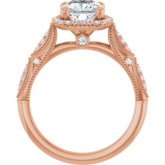 Halo-Style Engagement Ring