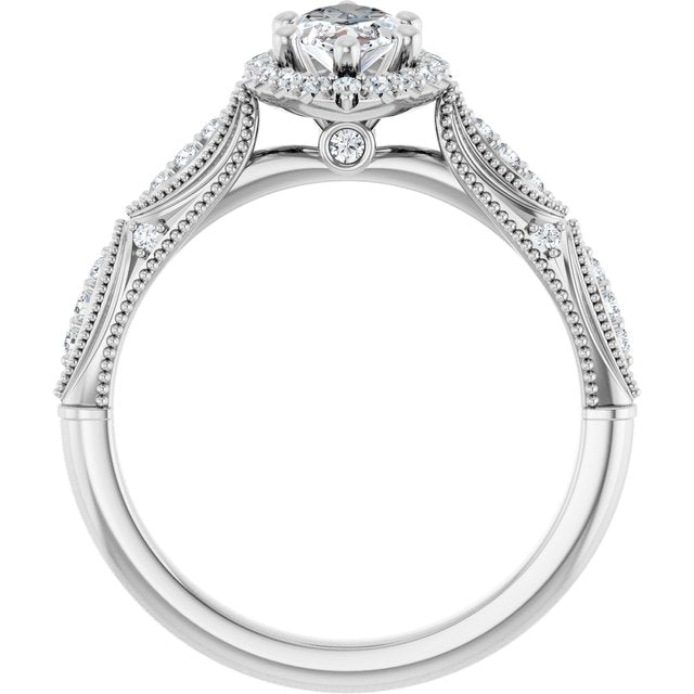 Halo-Style Engagement Ring
