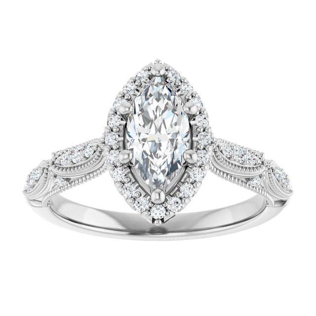Halo-Style Engagement Ring