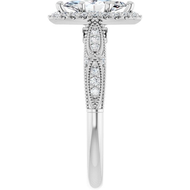 Halo-Style Engagement Ring