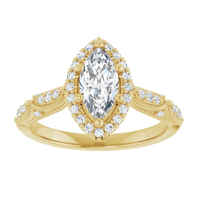 Halo-Style Engagement Ring