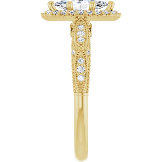 Halo-Style Engagement Ring