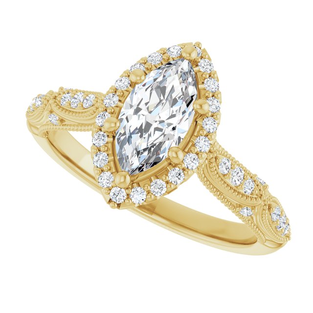 Halo-Style Engagement Ring