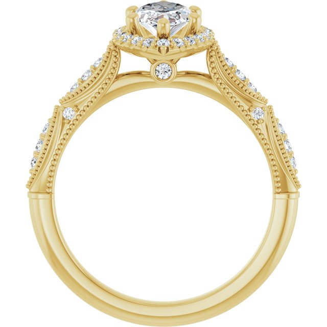 Halo-Style Engagement Ring