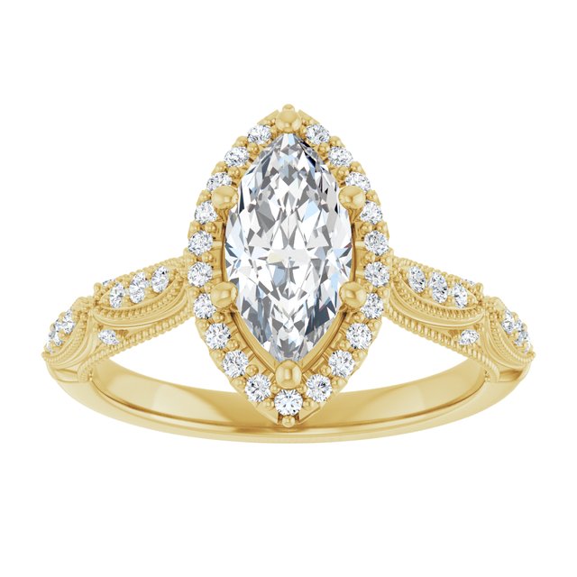 Halo-Style Engagement Ring