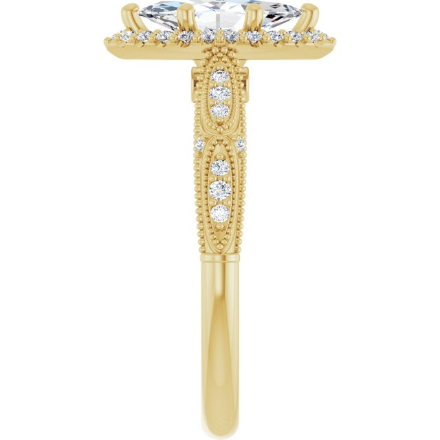 Halo-Style Engagement Ring
