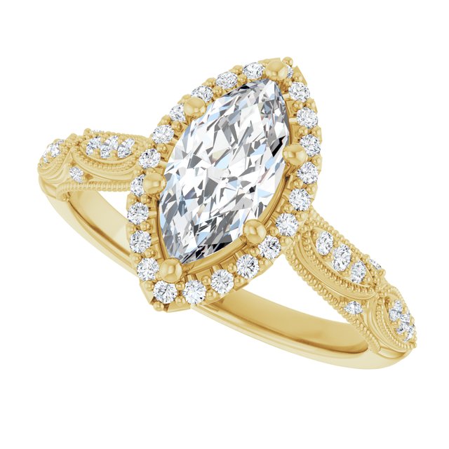 Halo-Style Engagement Ring