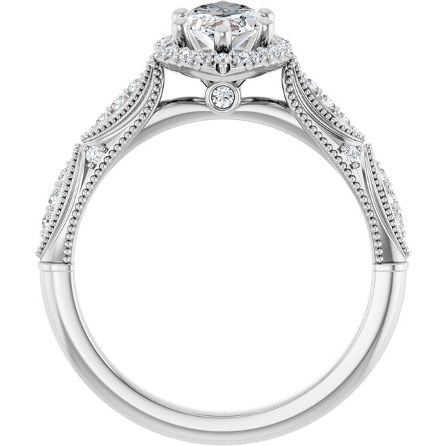 Halo-Style Engagement Ring
