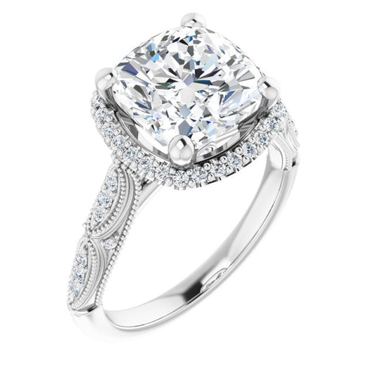Halo-Style Engagement Ring