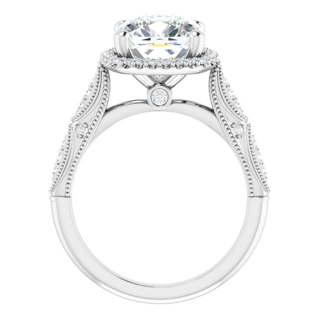Halo-Style Engagement Ring