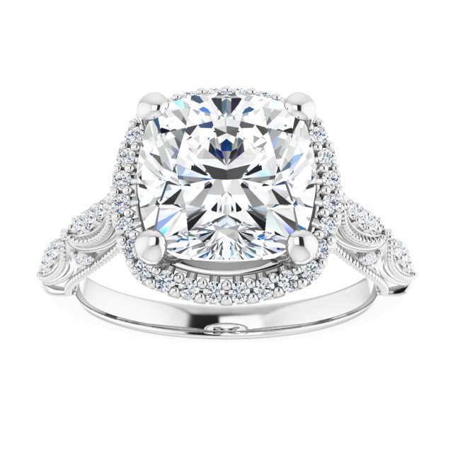 Halo-Style Engagement Ring