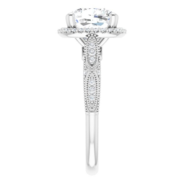 Halo-Style Engagement Ring