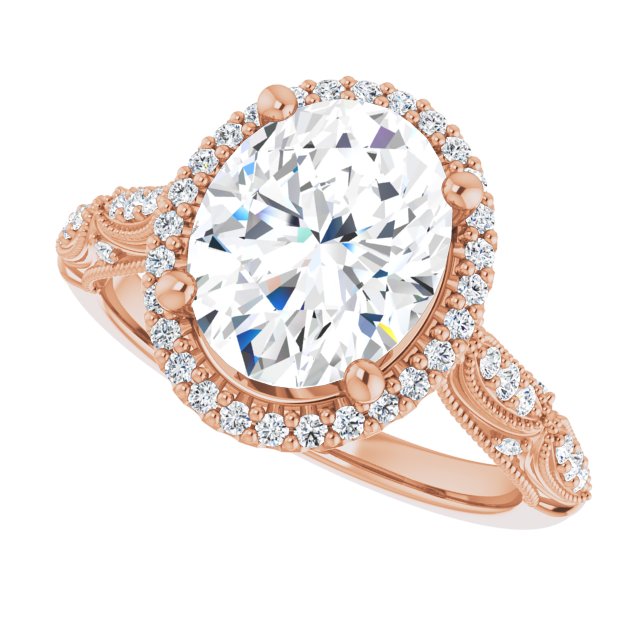 Halo-Style Engagement Ring
