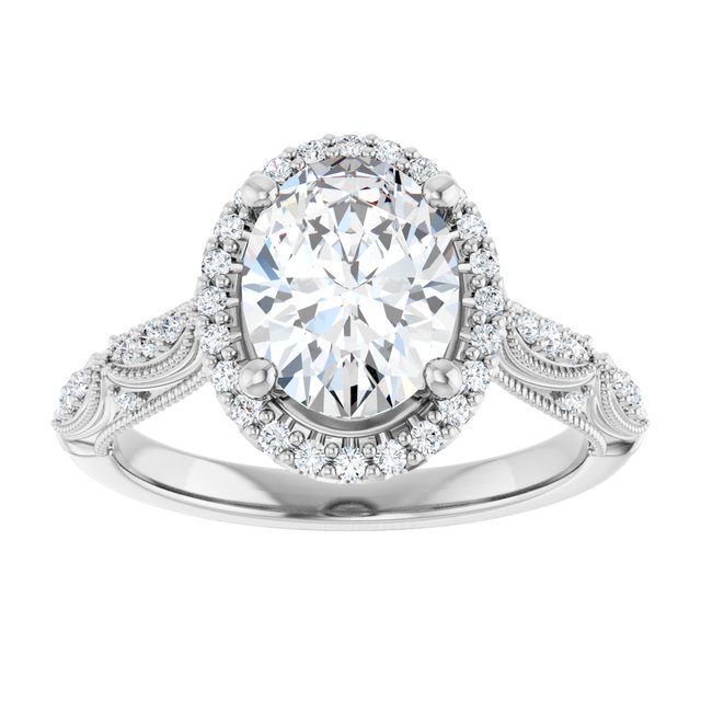 Halo-Style Engagement Ring