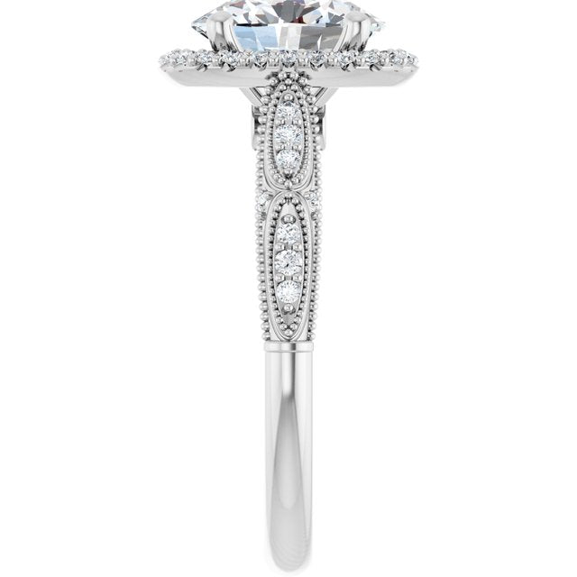Halo-Style Engagement Ring