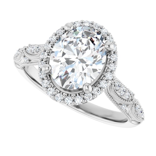 Halo-Style Engagement Ring