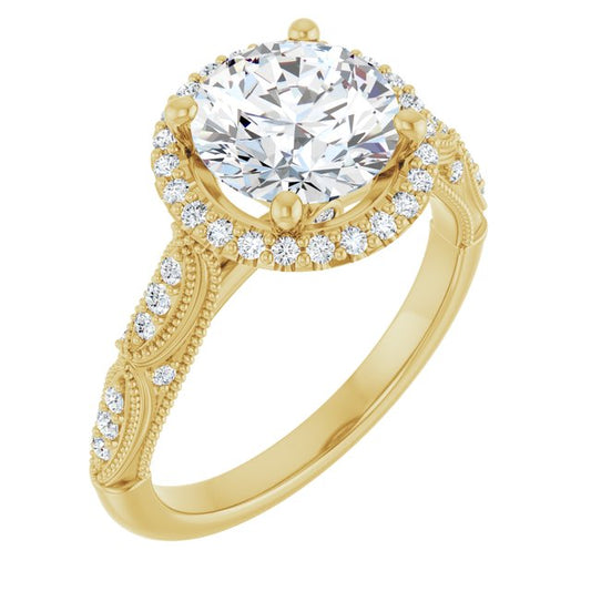 Halo-Style Engagement Ring