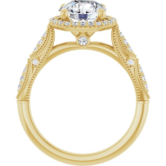 Halo-Style Engagement Ring