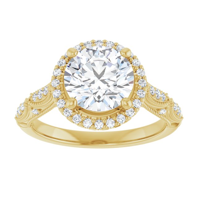 Halo-Style Engagement Ring