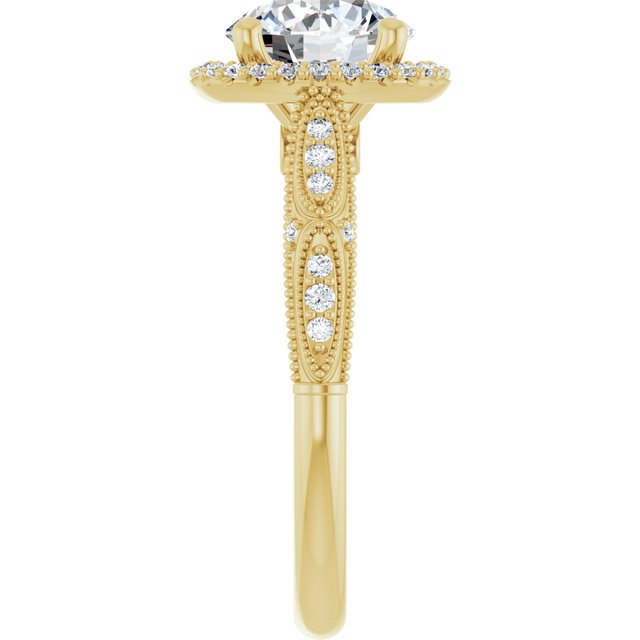 Halo-Style Engagement Ring