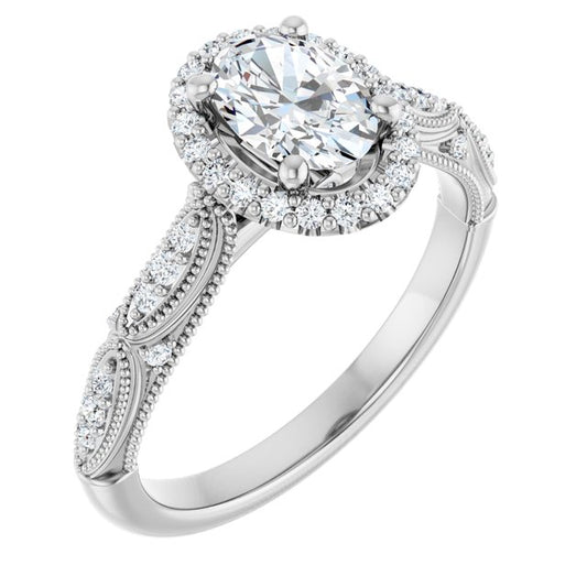 Halo-Style Engagement Ring