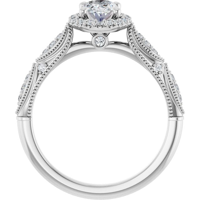Halo-Style Engagement Ring