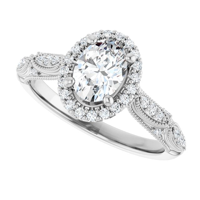 Halo-Style Engagement Ring
