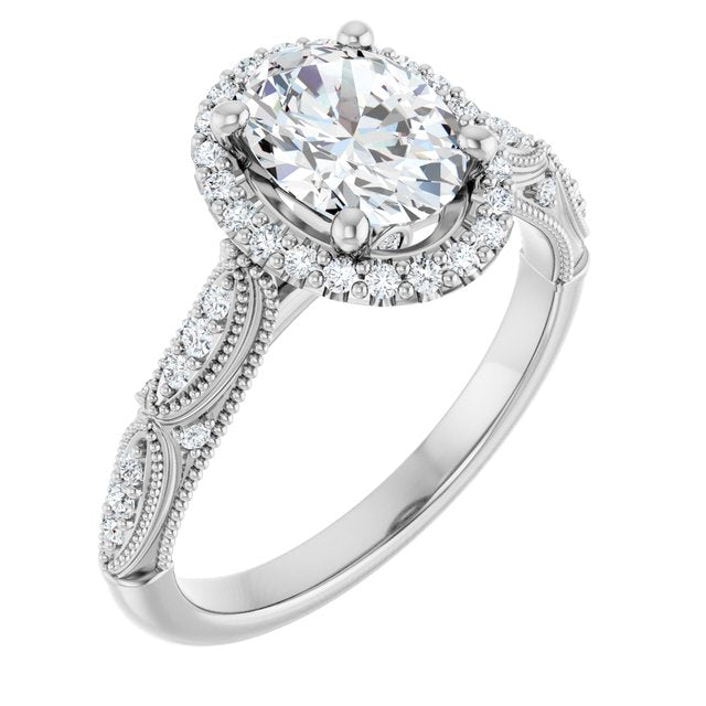 Halo-Style Engagement Ring